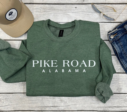 Pike Road Townscape Sweatshirt - Heathered Green