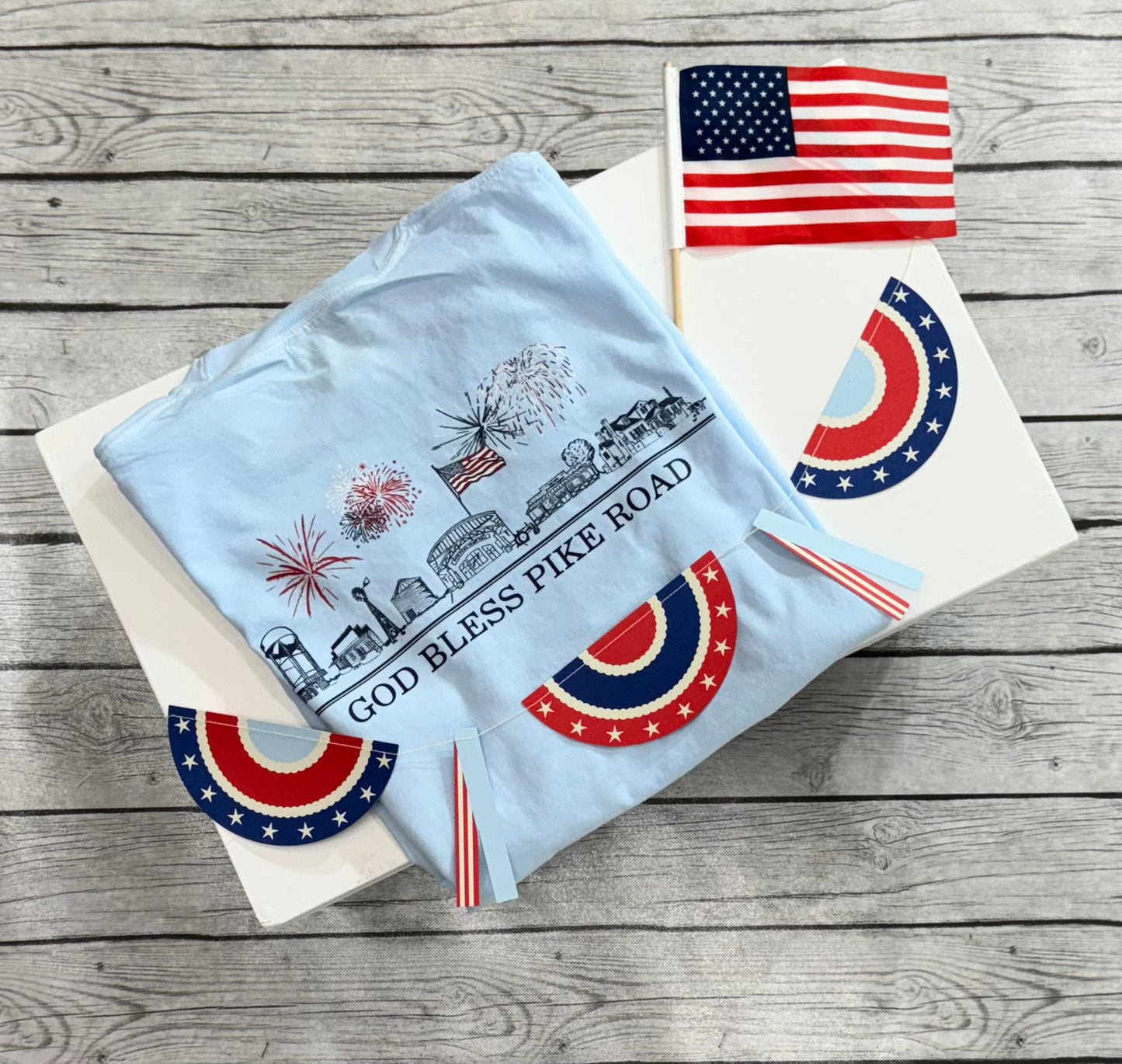 God Bless Pike Road Patriotic Tee