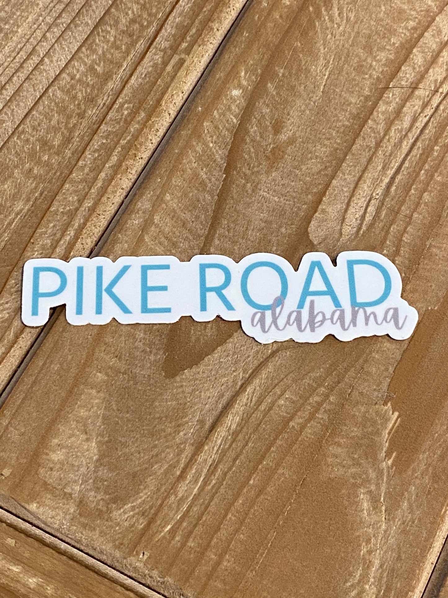 Pike Road, Alabama Die Cut Vinyl Decal