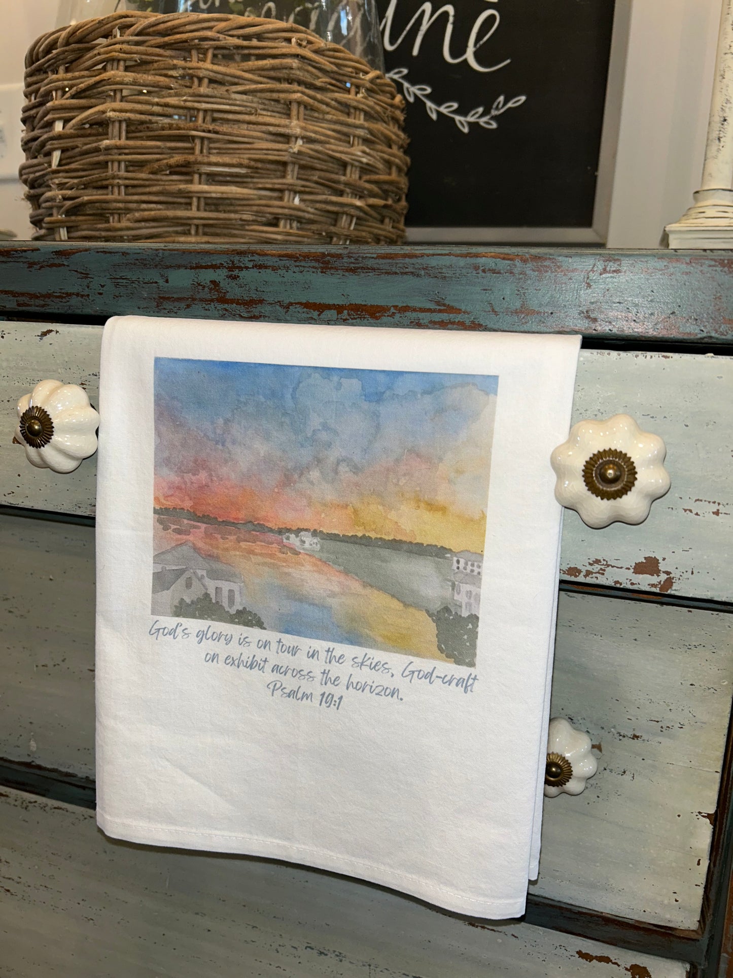 Sunset Season Flour Sack Towel